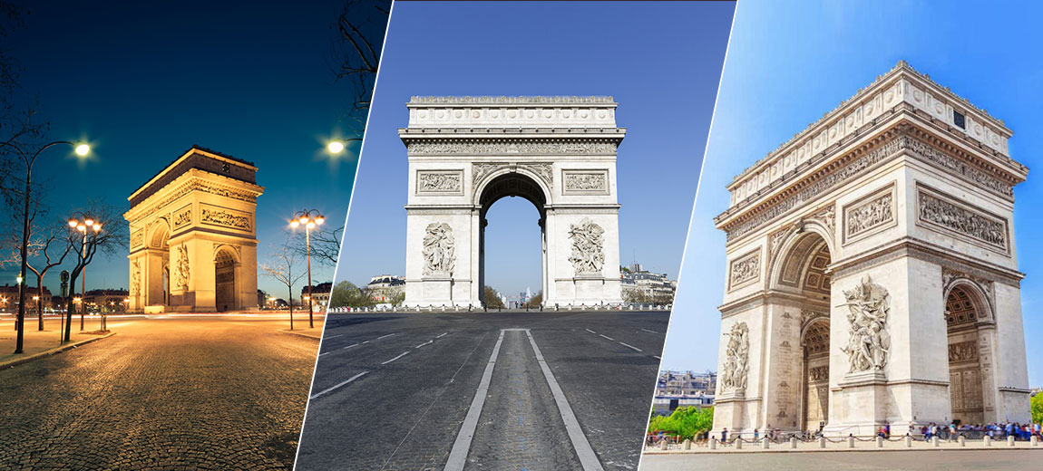 Arc de Triomphe filtre Snapchat Lens Landmarker