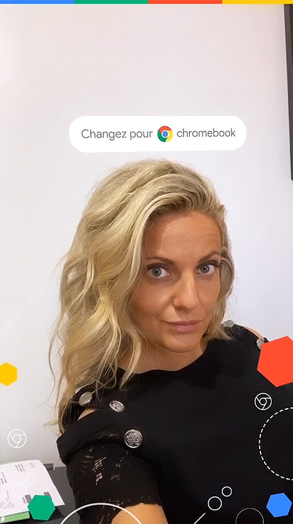 Instagram AR Filter Google Chromebook