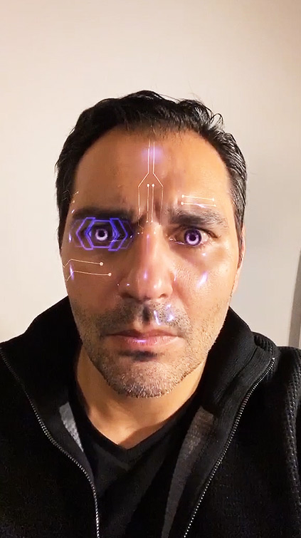 Cyberpunk 2077 Instagram Filter AR Futurist