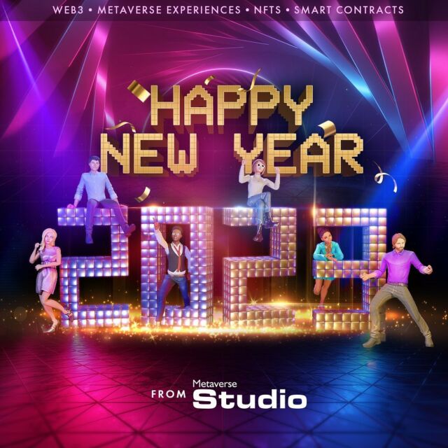 Happy new year 2023 from the Metaverse !!!
We wish a creative new year full of joy and success !!! Let's go !!!
#newyear #2023 #metaverse
