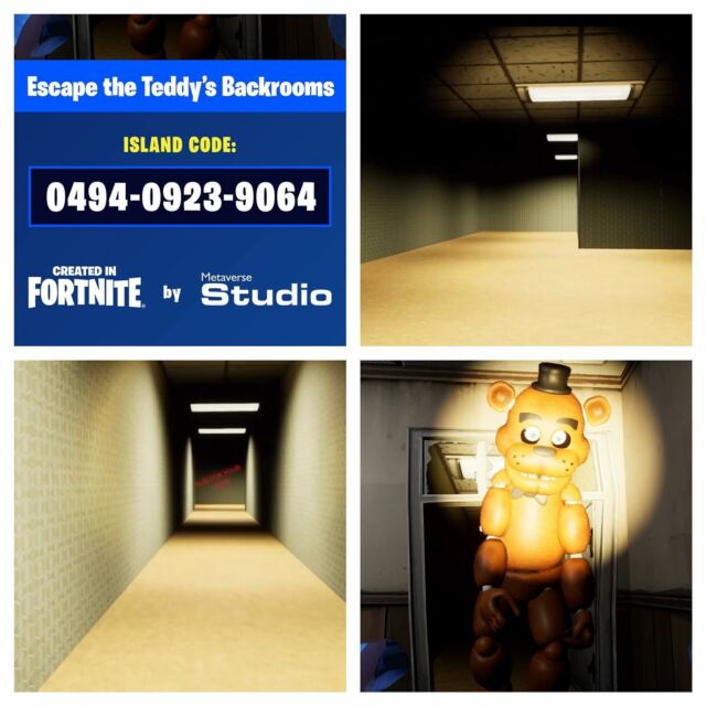 New Map Creation in UEFN for Fortnite Gamers !!! Do you have the skills to escape that Backroom !!! 
Island Code : 0494-0923-9064 #fortnite #gaming #backroom #islandcode #mapcreation #videogames Share with your friends !!!