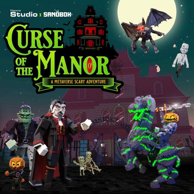 Curse of the Manor is live !!!! You can discover our new ip on the metaverse @thesandboxgame crazy things are coming for halloween so let's discover it right now to be ready for Halloween !!!! Just go on www.sandbox.game and use the search engine !!! Enjoy !!! #web3 #thesandbox #ip #branding #gaming #horror #metaverse #videogames #voxels #storytelling #jeuxvideo #sand #cryptoworld #digitalart #nfts