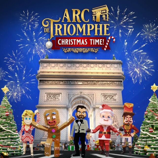 We are very excited to invite you to play and discover our @arcdetriomphe_paris voxel art experience !
Enjoy the holidays with this Winter Wonderland visit with your friends from around the world in this social hub full of culture and discoveries ! Let's go on @thesandboxgame we are on the home page easy to find !!! #christmastime #arcdetriomphe #videogame #christmas #web3 #gaming #voxelart #thesandbox