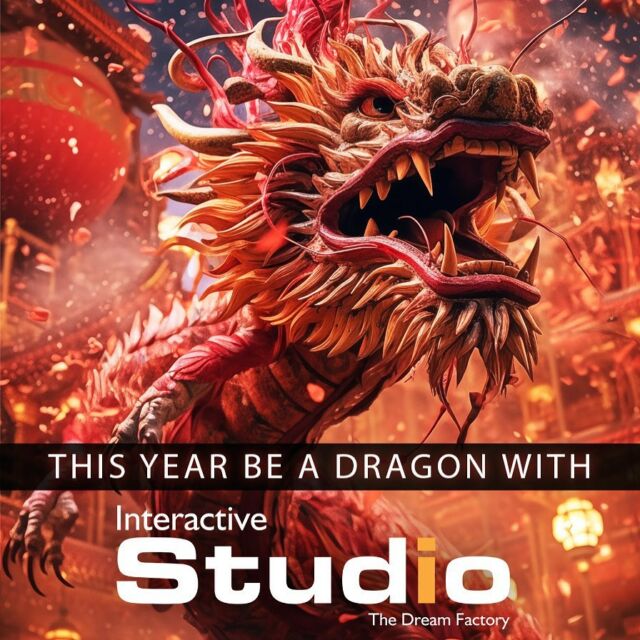 Happy New Year of the Dragon !!! Let's create together without any frontiers ! #agency #dragon #newyear #chinesenewyear #creative #france #interactivestudio